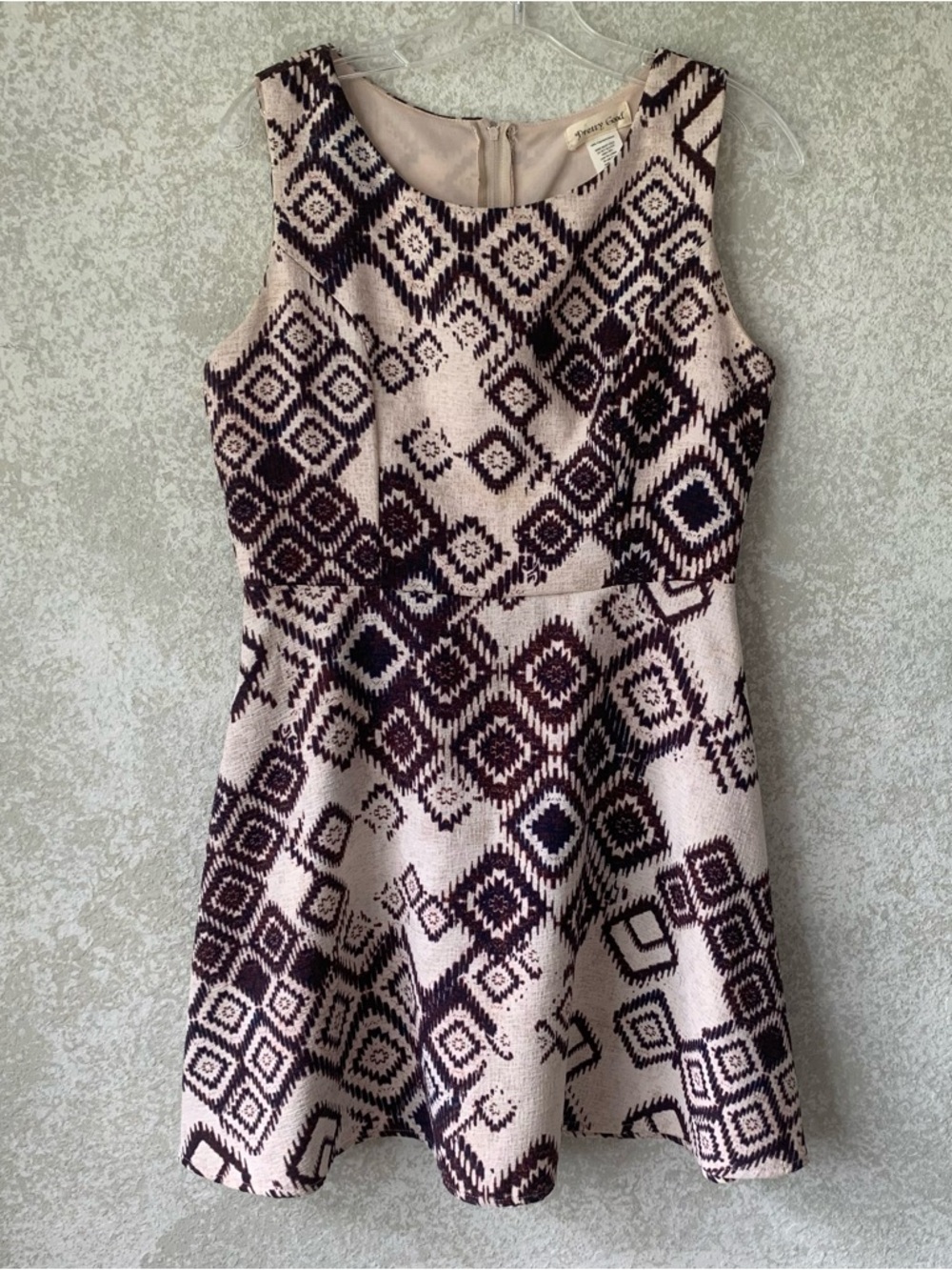 Pretty‎ Good Womens Large Aztec Print Tank Mini Dress Graduation Party Guest Fun